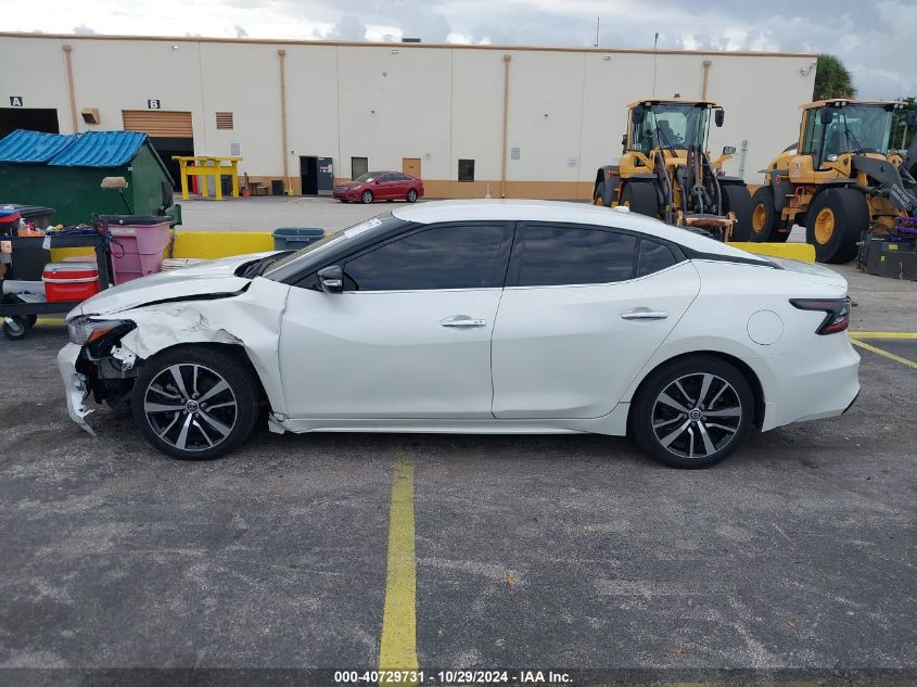 2021 Nissan Maxima Sv Xtronic Cvt VIN: 1N4AA6CV4MC515718 Lot: 40729731