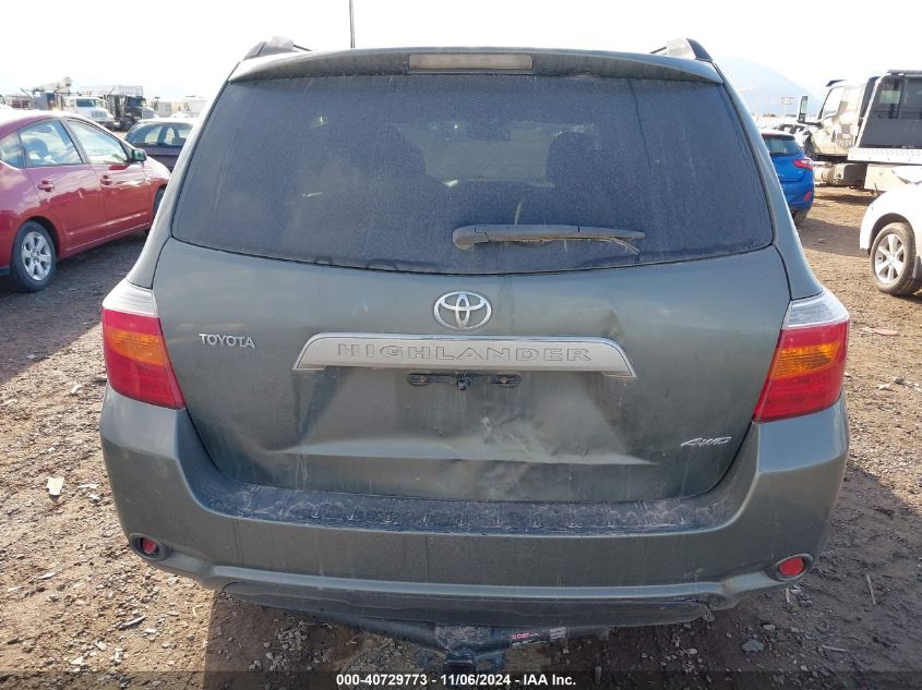 2008 Toyota Highlander VIN: JTEES41A282068861 Lot: 40729773