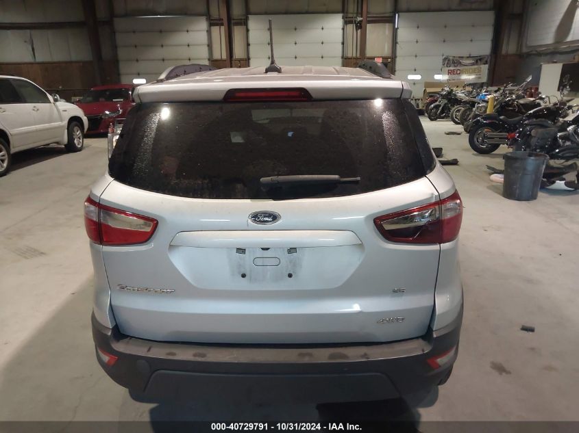 2019 Ford Ecosport Se VIN: MAJ6S3GL1KC270710 Lot: 40729791