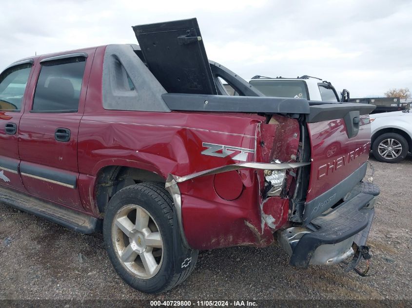 2004 Chevrolet Avalanche 1500 K1500 VIN: 3GNEK12T84G276268 Lot: 40729800