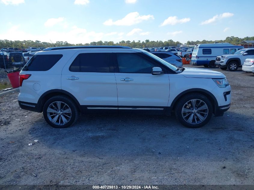 2018 Ford Explorer Limited VIN: 1FM5K7FH6JGB15731 Lot: 40729813