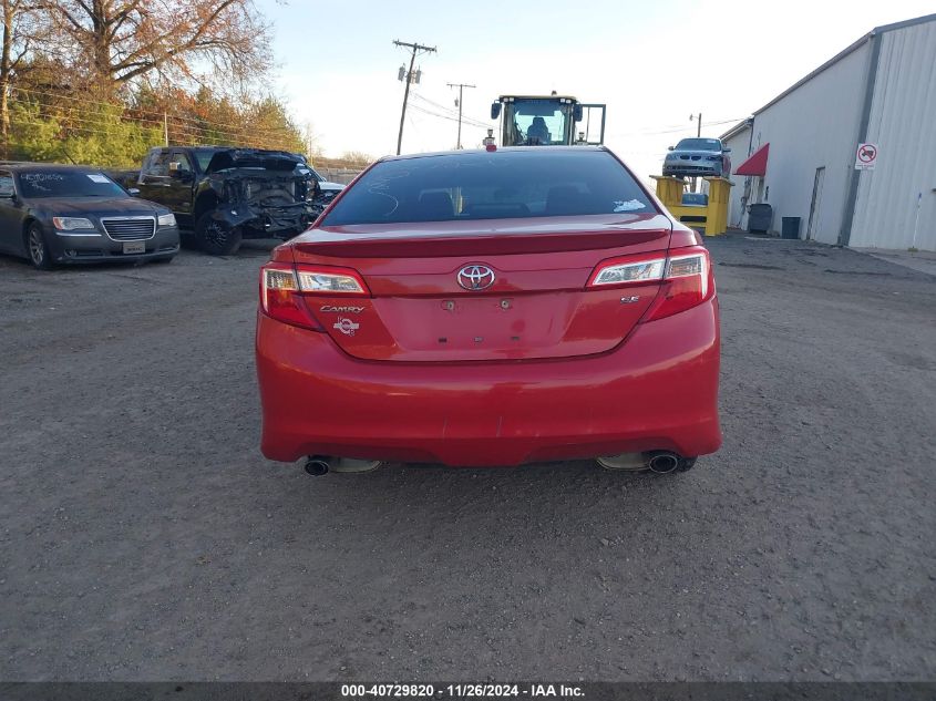 2012 Toyota Camry Se V6 VIN: 4T1BK1FK7CU514020 Lot: 40729820