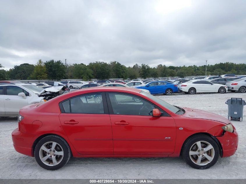 2005 Mazda Mazda3 S VIN: JM1BK323051254076 Lot: 40729854