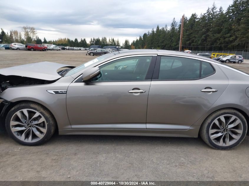 2014 Kia Optima Sx Turbo VIN: 5XXGR4A67EG301384 Lot: 40729864