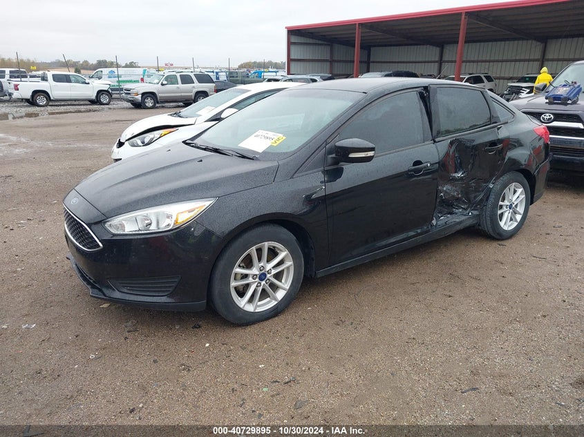 Vin: 1fadp3f25fl255652, lot: 41219279, ford focus se 20152