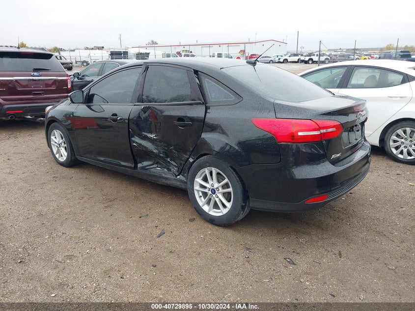 Vin: 1fadp3f25fl255652, lot: 41219279, ford focus se 20153