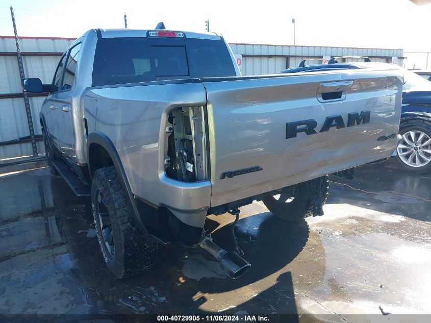 2022 Ram 1500 Rebel 4X4 5'7 Box VIN: 1C6SRFLTXNN189006 Lot: 40729905