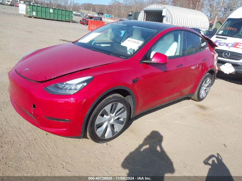 2023 TESLA MODEL Y AWD/LONG RANGE DUAL MOTOR ALL-WHEEL DRIVE - 7SAYGDEE4PA141398