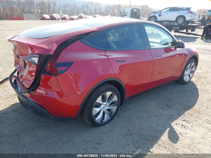 VIN 7SAYGDEE4PA141398 2023 Tesla Model Y, Awd/Long... no.4