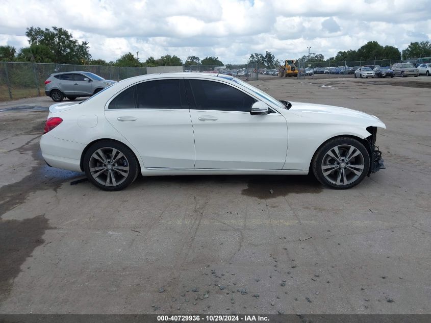 2016 Mercedes-Benz C 300 Luxury/Sport VIN: 55SWF4JBXGU131575 Lot: 40729936