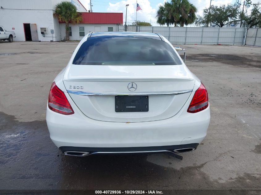 2016 Mercedes-Benz C 300 Luxury/Sport VIN: 55SWF4JBXGU131575 Lot: 40729936