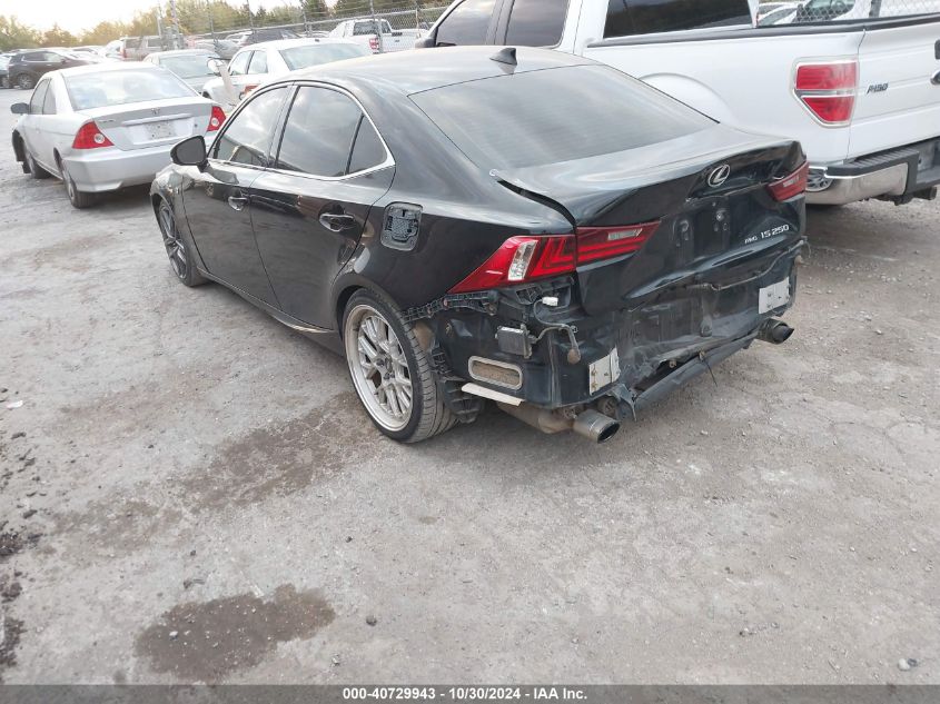 VIN JTHCF1D27E5007405 2014 Lexus IS, 250 no.3