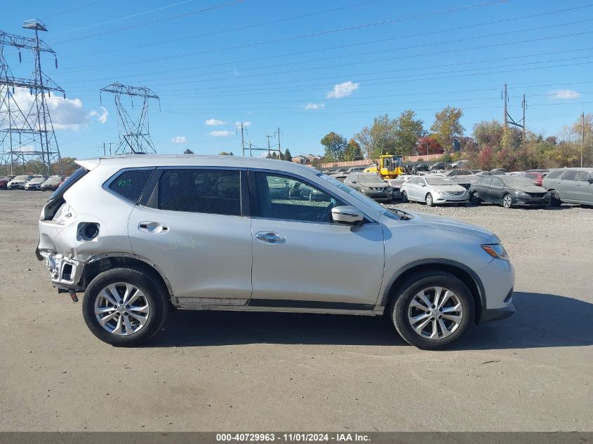 2016 Nissan Rogue Sv VIN: KNMAT2MV7GP680199 Lot: 40729963