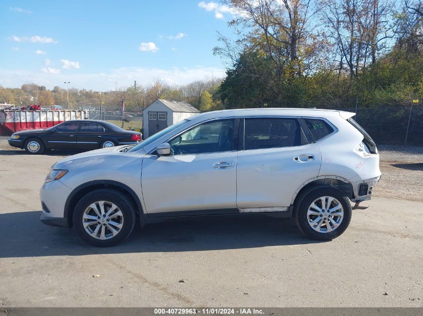 2016 Nissan Rogue Sv VIN: KNMAT2MV7GP680199 Lot: 40729963