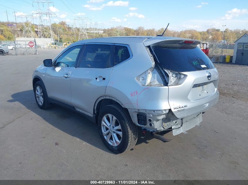 2016 Nissan Rogue Sv VIN: KNMAT2MV7GP680199 Lot: 40729963