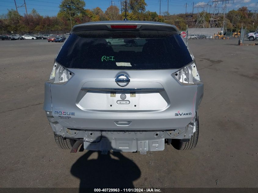 2016 Nissan Rogue Sv VIN: KNMAT2MV7GP680199 Lot: 40729963