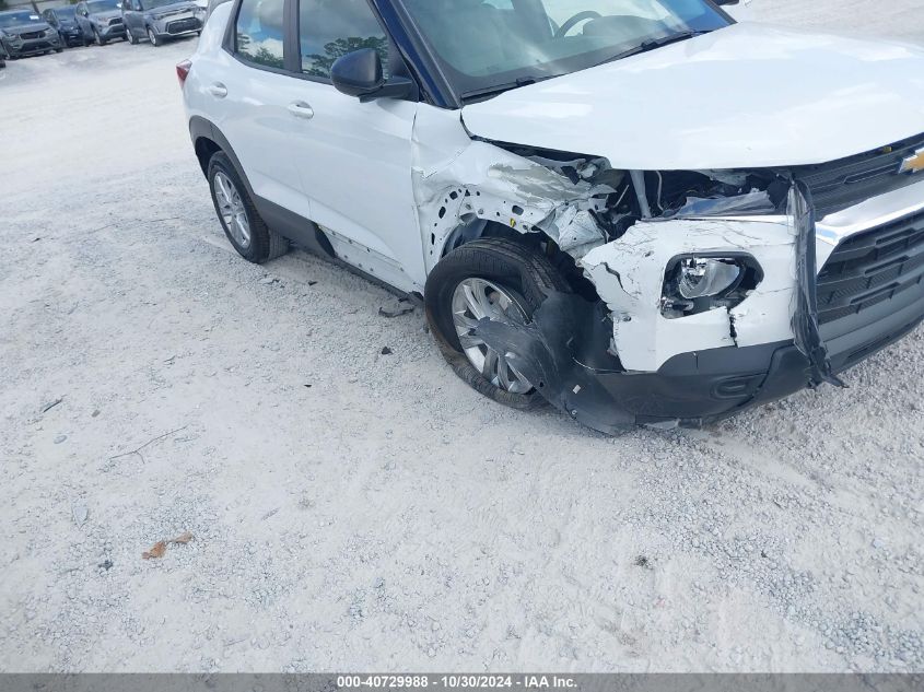 2022 Chevrolet Trailblazer Fwd Ls VIN: KL79MMS23NB137539 Lot: 40729988