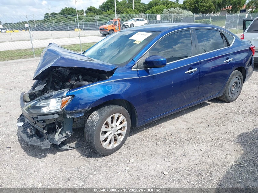 VIN 3N1AB7AP0KY451590 2019 NISSAN SENTRA SV
