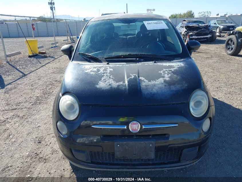 2013 Fiat 500 Pop VIN: 3C3CFFAR4DT548284 Lot: 40730029