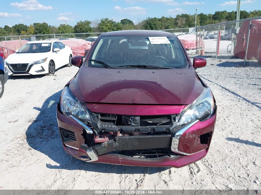 VIN ML32AUHJXRH018646 2024 MITSUBISHI MIRAGE ES/LE