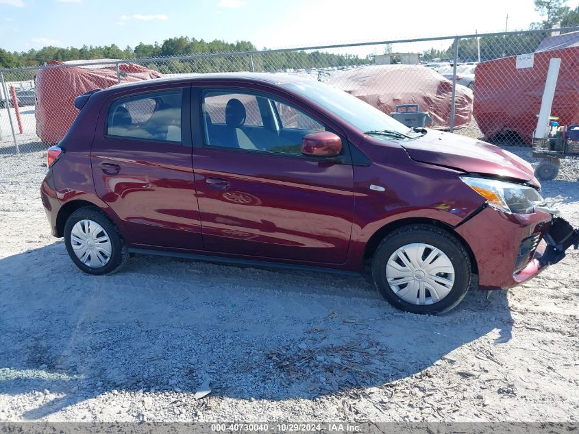 VIN ML32AUHJXRH018646 2024 MITSUBISHI MIRAGE ES/LE