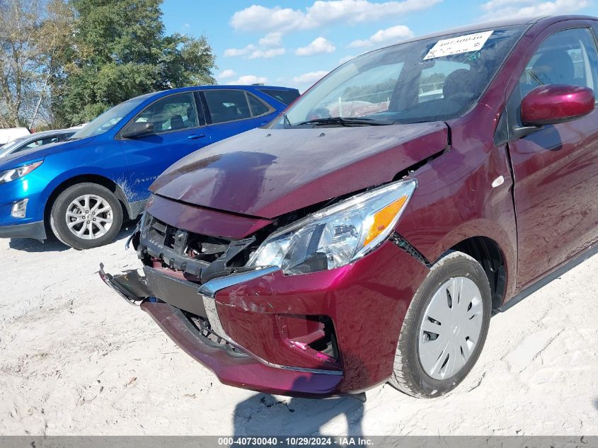 VIN ML32AUHJXRH018646 2024 MITSUBISHI MIRAGE ES/LE