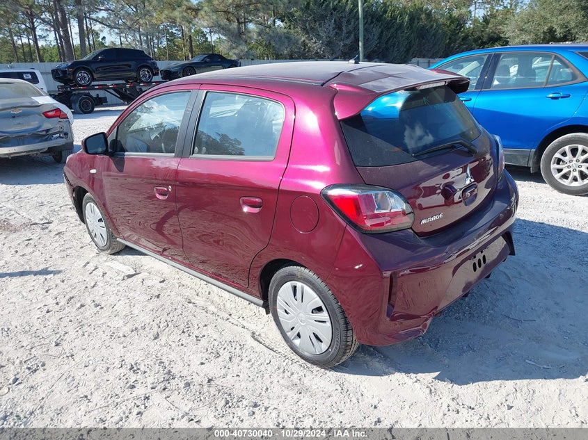 VIN ML32AUHJXRH018646 2024 MITSUBISHI MIRAGE ES/LE