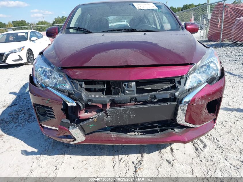 VIN ML32AUHJXRH018646 2024 MITSUBISHI MIRAGE ES/LE