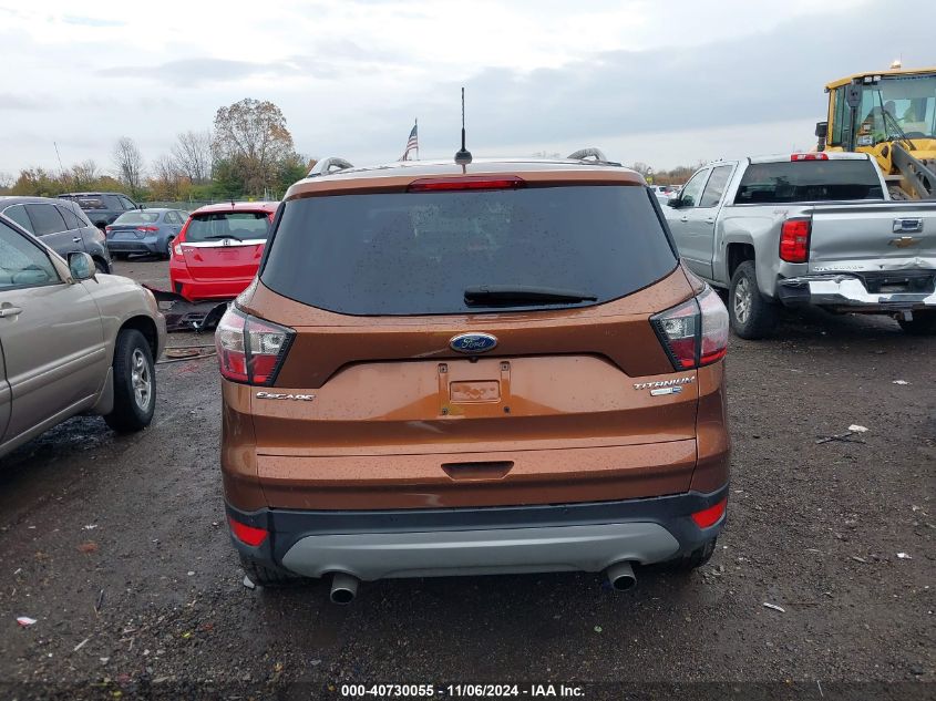 2017 Ford Escape Titanium VIN: 1FMCU9J96HUA91018 Lot: 40730055