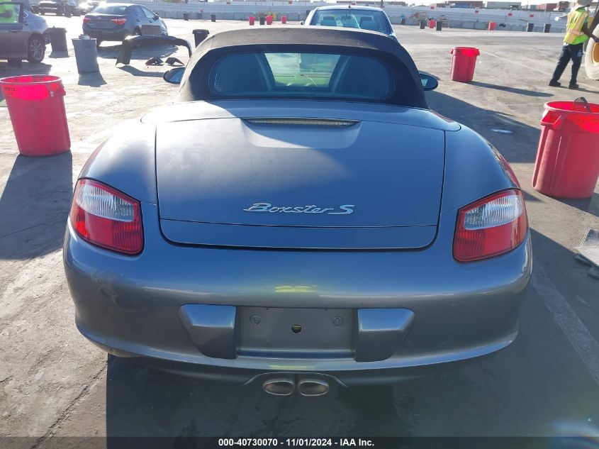 2005 Porsche Boxster S VIN: WP0CB29815S730569 Lot: 40730070