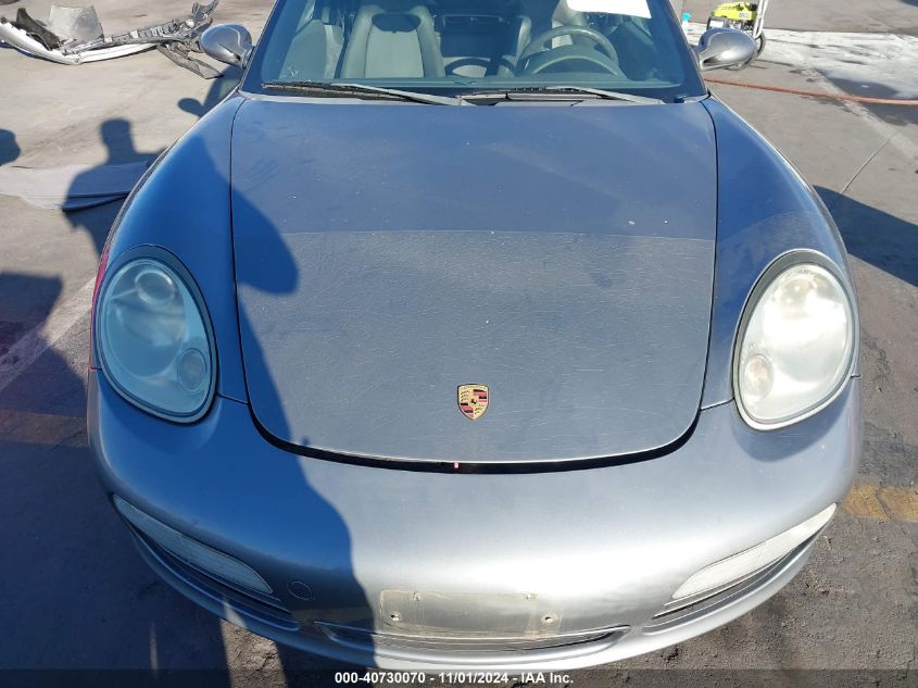 2005 Porsche Boxster S VIN: WP0CB29815S730569 Lot: 40730070