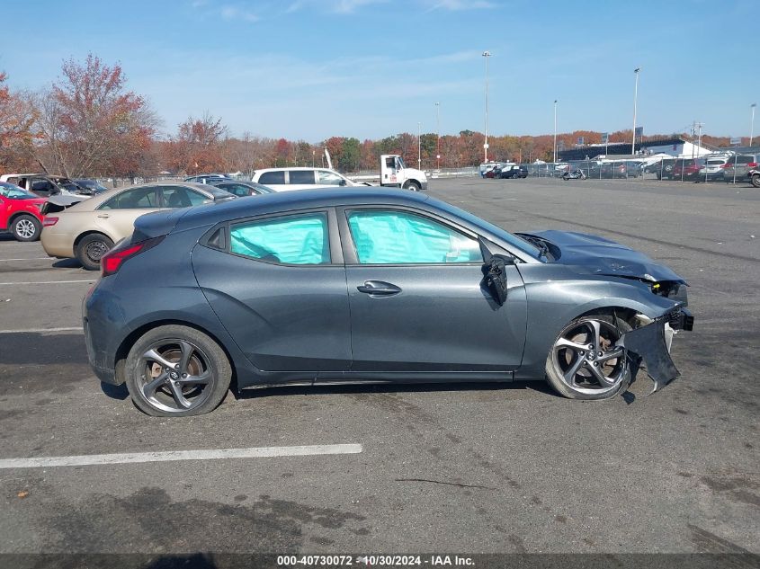 2019 Hyundai Veloster 2.0 VIN: KMHTG6AF5KU014854 Lot: 40730072