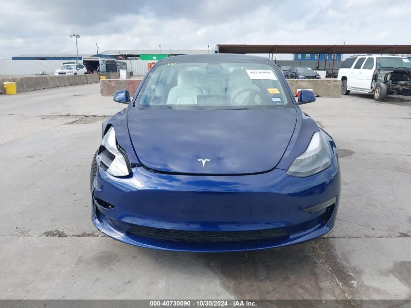 2022 Tesla Model 3 Performance Dual Motor All-Wheel Drive VIN: 5YJ3E1EC8NF163172 Lot: 40730090