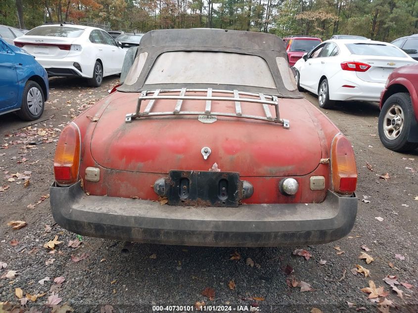 1979 Mg Mgb VIN: GHN5UL488071G Lot: 40730101