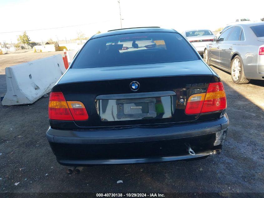 2003 BMW 3 Series 325I VIN: WBAET37413NH04240 Lot: 40730138