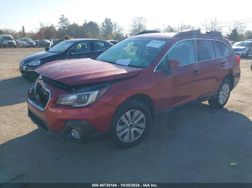 2018 Subaru Outback 2.5I Premium VIN: 4S4BSACC4J3372323 Lot: 40730164