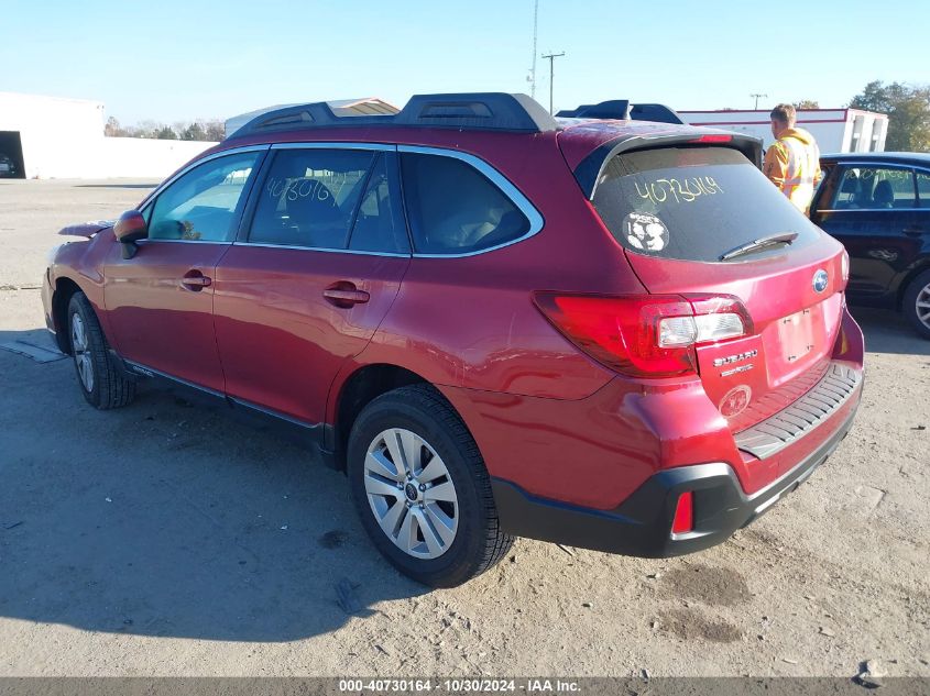 2018 Subaru Outback 2.5I Premium VIN: 4S4BSACC4J3372323 Lot: 40730164