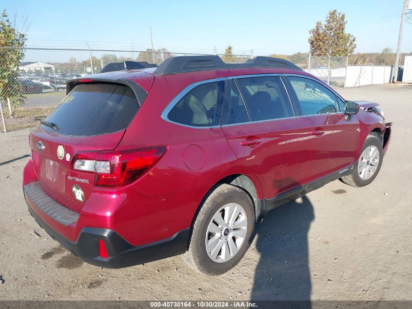 2018 Subaru Outback 2.5I Premium VIN: 4S4BSACC4J3372323 Lot: 40730164