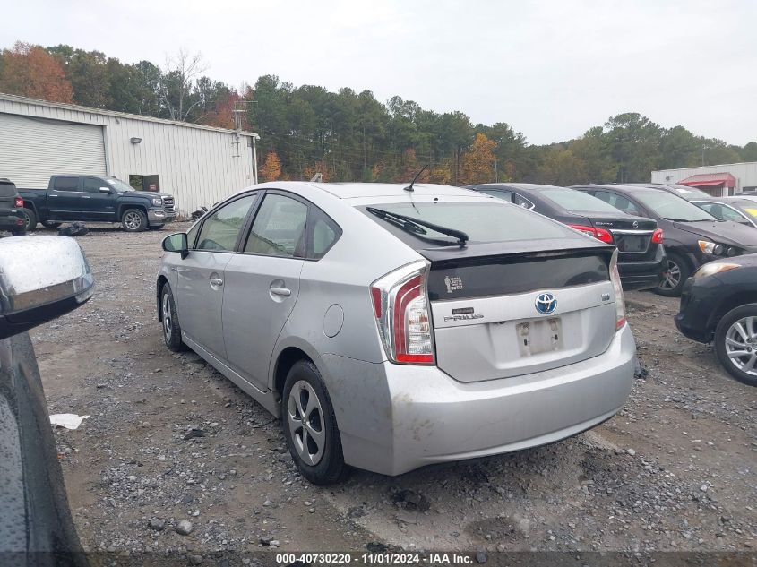 2015 Toyota Prius Two VIN: JTDKN3DU4F0457203 Lot: 40730220