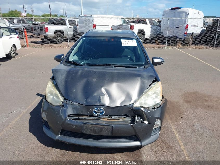 2013 Toyota Prius C Four/One/Three/Two VIN: JTDKDTB34D1545415 Lot: 40730242