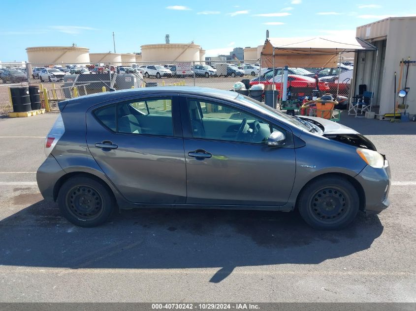 2013 Toyota Prius C Four/One/Three/Two VIN: JTDKDTB34D1545415 Lot: 40730242