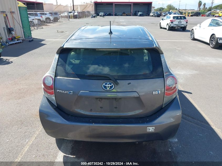 2013 Toyota Prius C Four/One/Three/Two VIN: JTDKDTB34D1545415 Lot: 40730242