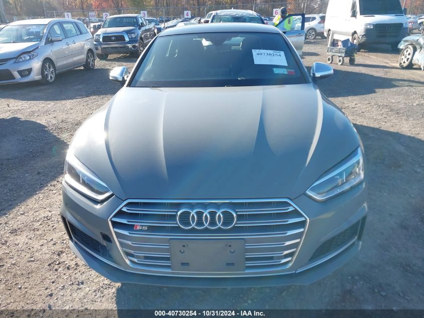 2019 Audi S5 3.0T Premium VIN: WAUB4CF53KA080082 Lot: 40730254