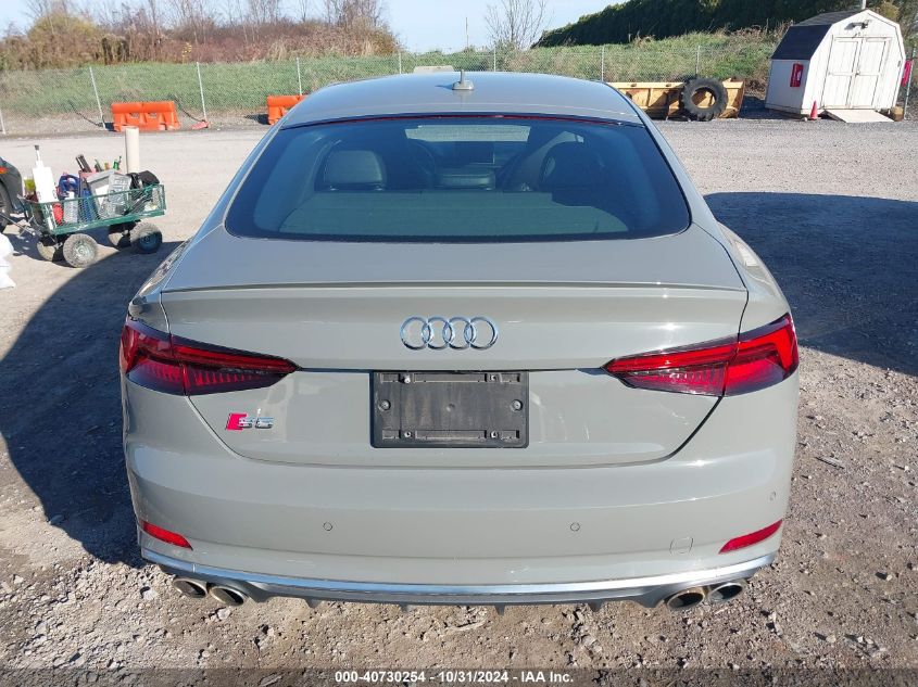 2019 Audi S5 3.0T Premium VIN: WAUB4CF53KA080082 Lot: 40730254