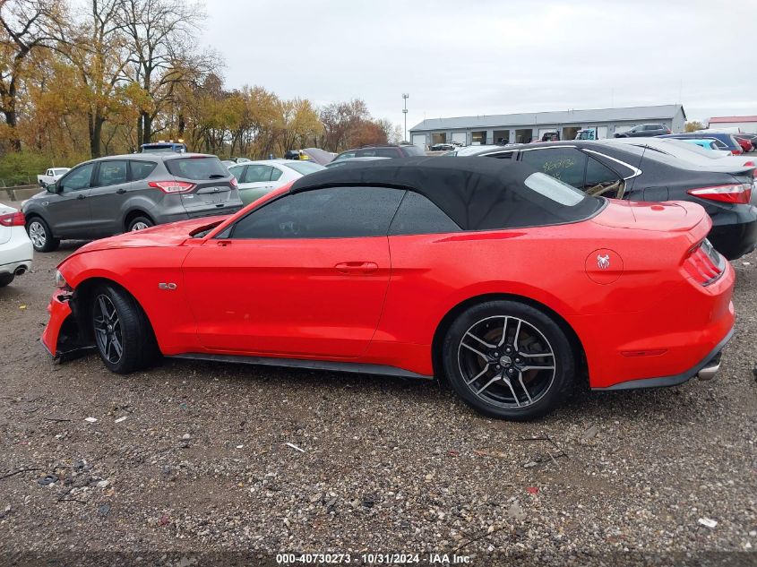 2018 Ford Mustang Gt Premium VIN: 1FATP8FF9J5166384 Lot: 40730273