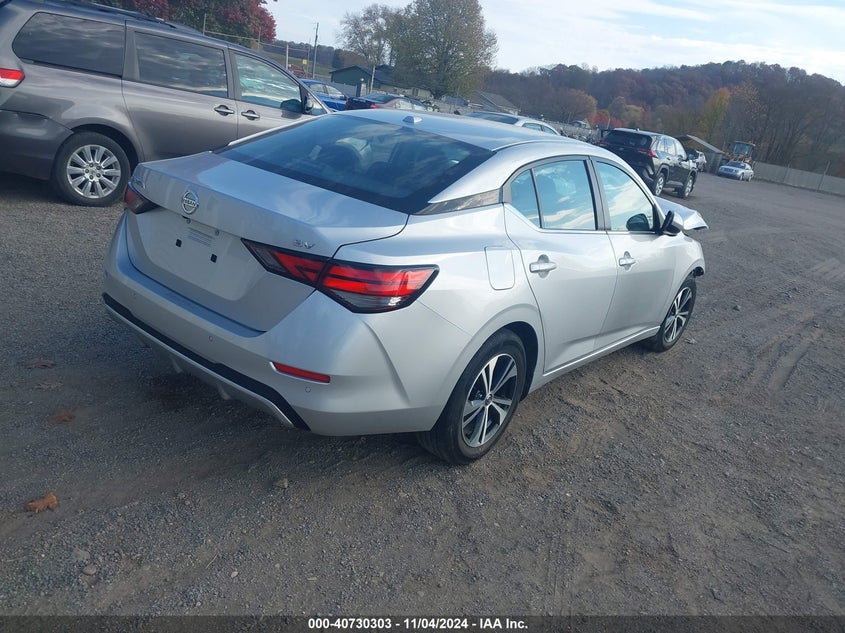 2022 NISSAN SENTRA VIN: 3N1AB8CV6NY319679