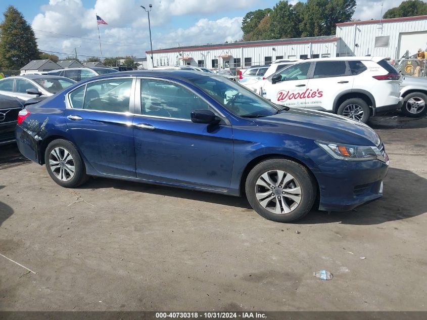 2014 Honda Accord Lx VIN: 1HGCR2F34EA018309 Lot: 40730318