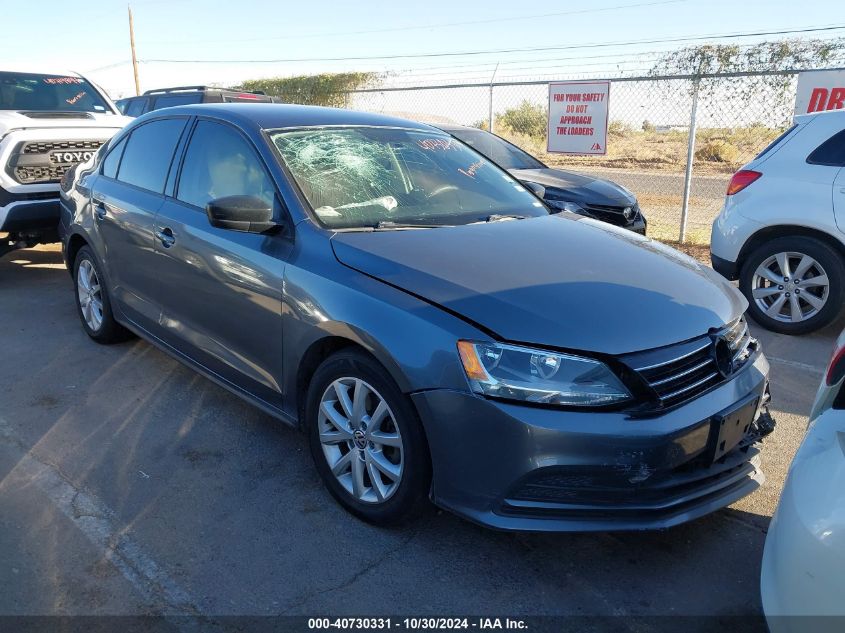 VIN 3VWD17AJ5FM342867 2015 Volkswagen Jetta, 1.8T Se no.1