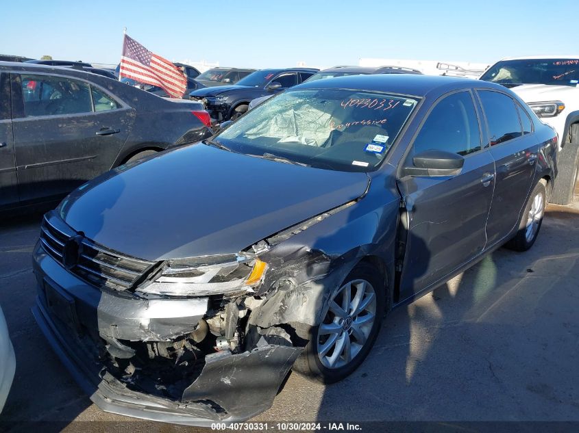 VIN 3VWD17AJ5FM342867 2015 Volkswagen Jetta, 1.8T Se no.2