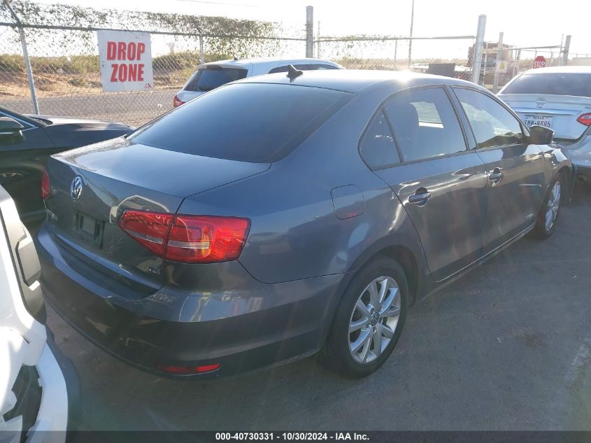 VIN 3VWD17AJ5FM342867 2015 Volkswagen Jetta, 1.8T Se no.4